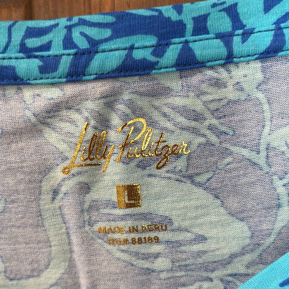 LILLY PULITZER EUC T-SHIRT DRESS - Picture 2 of 5